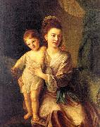 Anne Gardiner with her Eldest Son Kirkman Hone, Nathaniel